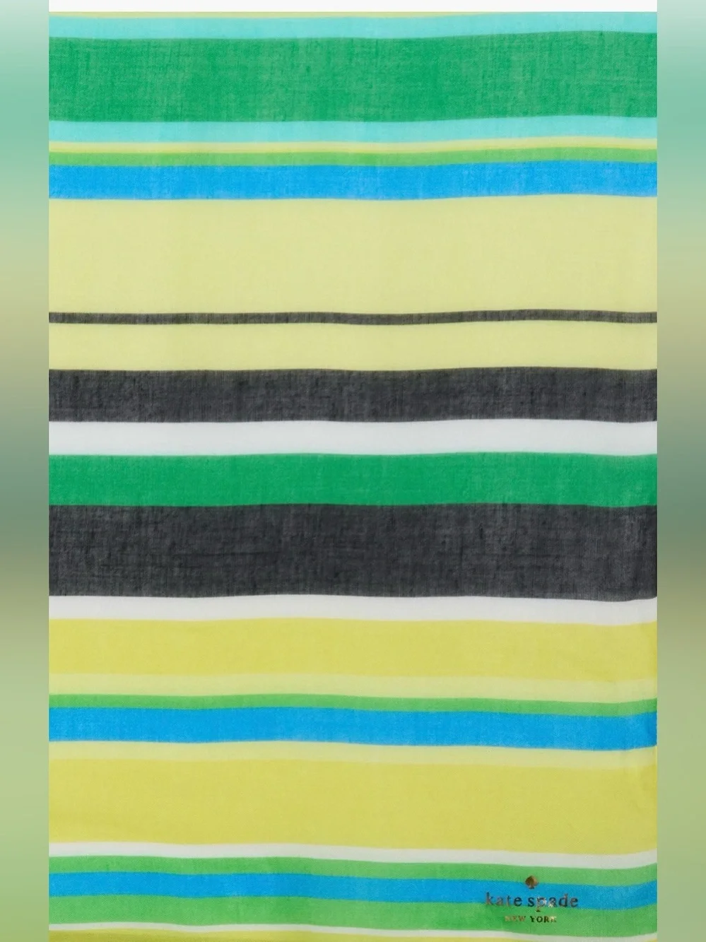 Kate Spade Springtime Stripe Oblong Scarf